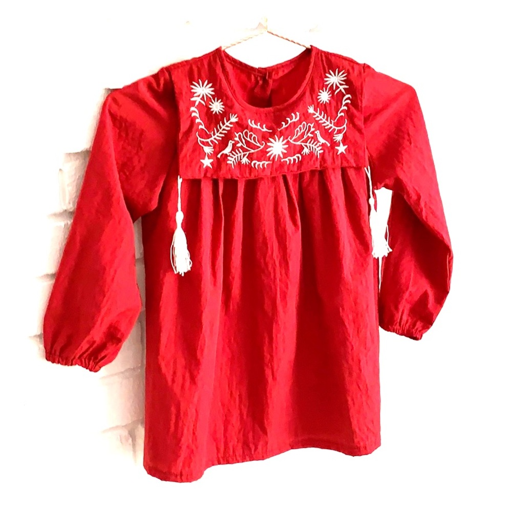 Girls red dress